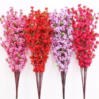 10 Galhos GRANDE 1.20m de Cerejeira Pessegueiro Artificial Decoração