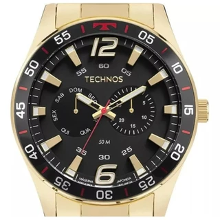 Relógio Technos Masculino Racer Premium Dourado - 6P25BX/1P