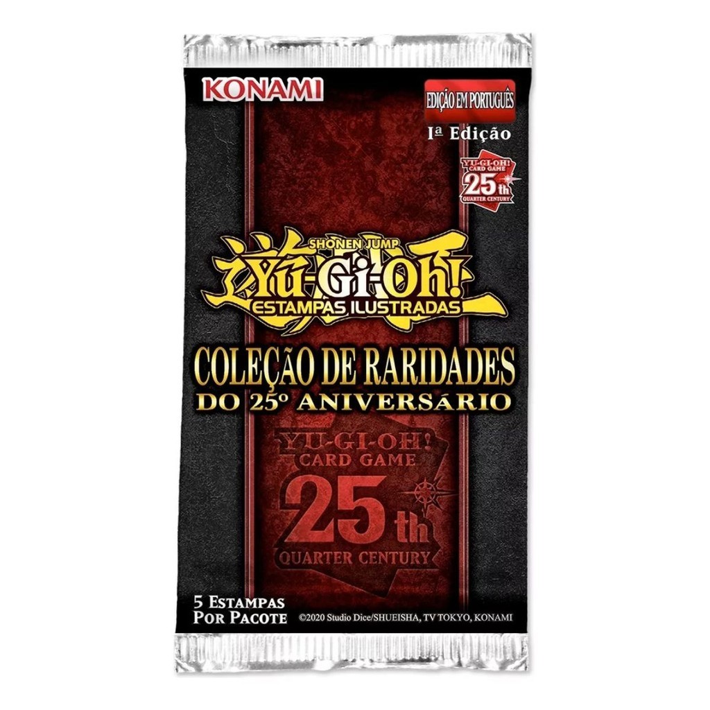 Booster Un Yu-Gi-Oh! Coleção Raridades do 25° Aniversario