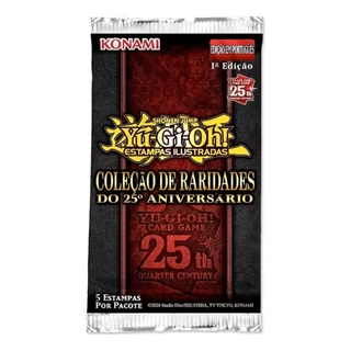 Booster Un Yu-Gi-Oh! Coleção Raridades do 25° Aniversario