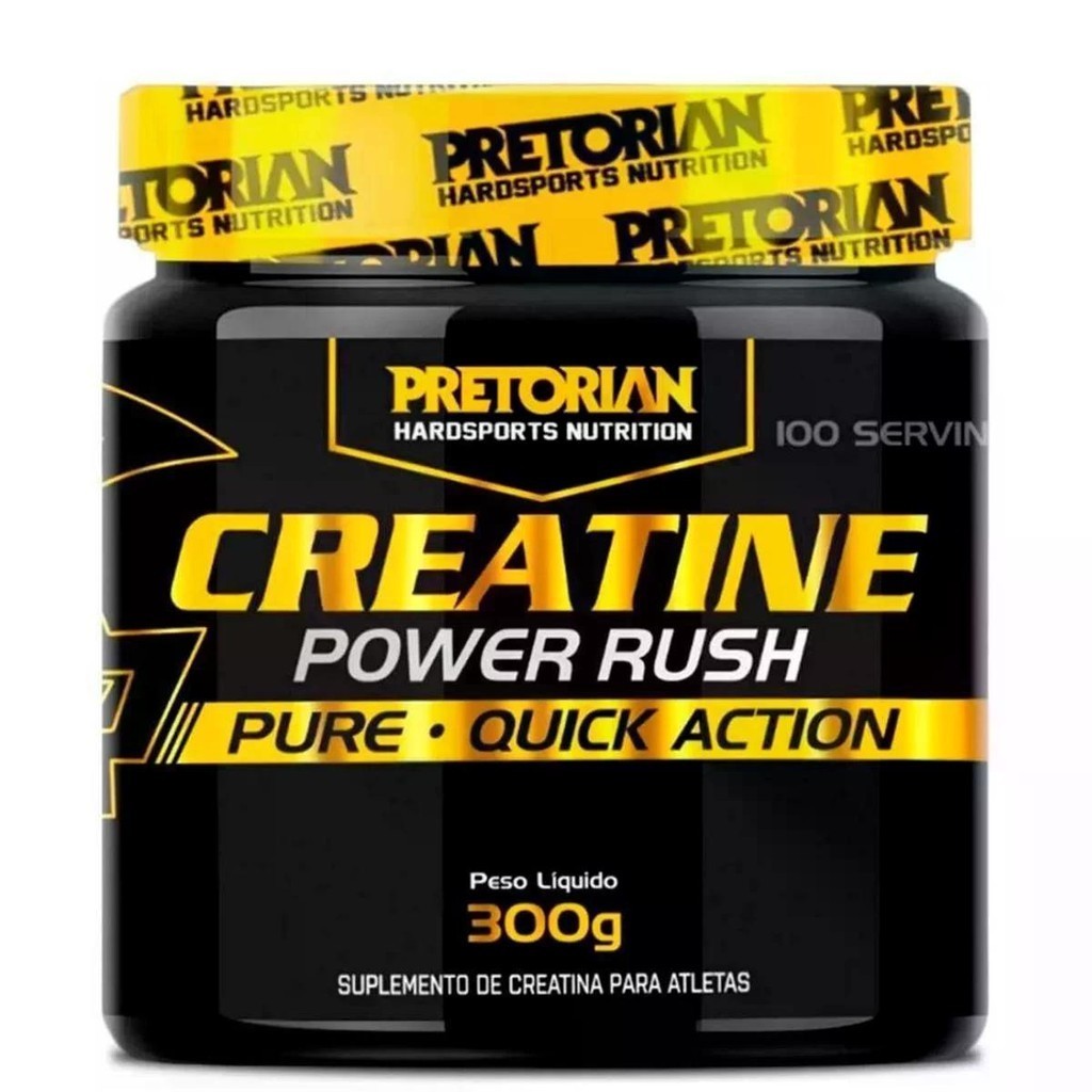 Creatina Powder Rush 300g Pretorian | Shopee Brasil