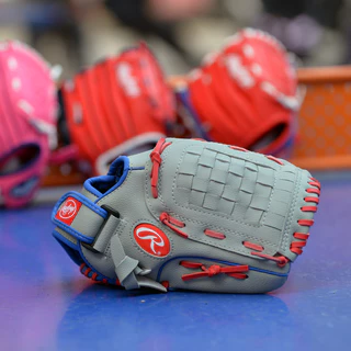 R RAWLINGS Couro Sintético PU Luvas de Couro para Crianças Infield Universal Baseball Softball 9 Polegadas 11,5