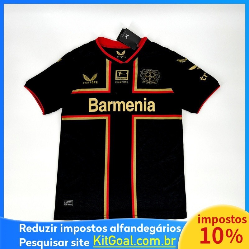 24-25 Lewo Coulson Casa Camisa Esportiva de Futebol L-N Camisa Esportiva Preta Dos Homens ODRA