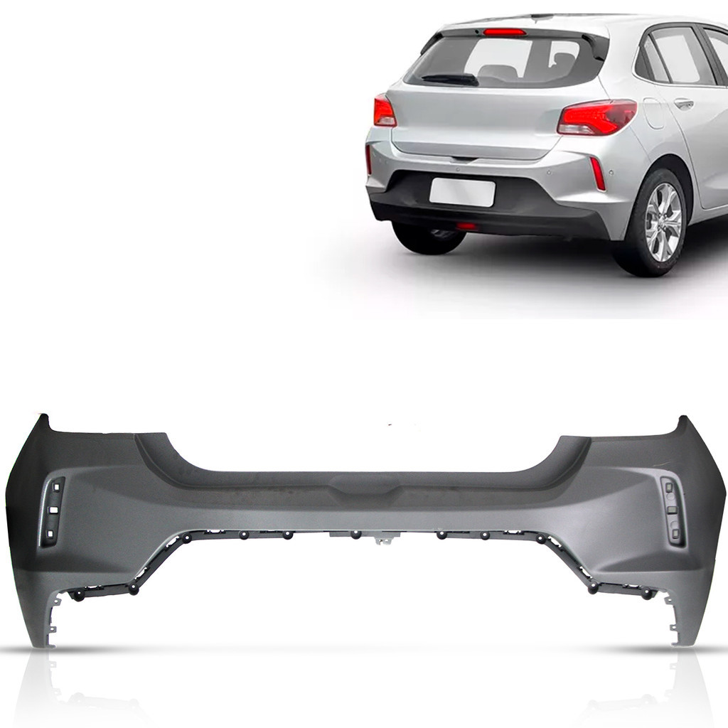 Parachoque Traseiro Onix Hatch 2020 2021 2022 2023 | Shopee Brasil