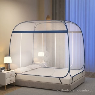 Venda quente da moda, preço bonito Crypto yurt mosquiteiro sem instalação Rede mosquiteira 1.8m cama quarto doméstico 1.5m dobrável 1.2M antiderrapante
