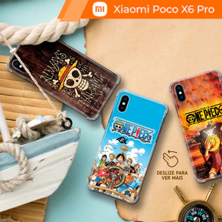 Capa Capinha - Xiaomi Poco X6 Pro - One Piece Pirata Anime