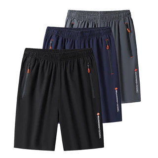 KIT 3 Bermudas Dry Fit de Alto Padrão Premium Casual Academia e Treinamento Externos e Internos
