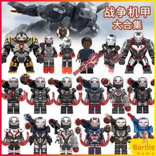 Compatível com Lego Marvel Flip 4 Homem de Ferro Mecha MK85 War Machine Remontando o homem do bloco de construção de brinquedo menino