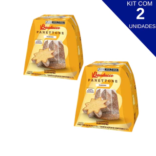 Kit Com 2 Panettones Pandoro Bauducco 500g