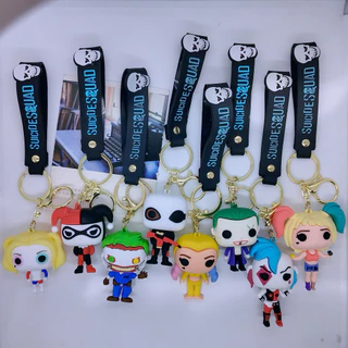 Esquadrão Suicida Bandeira Richard Jr . Bolsa Com Pingente De Chaveiro De Boneca De Desenho Animado Harley Quinn Joker