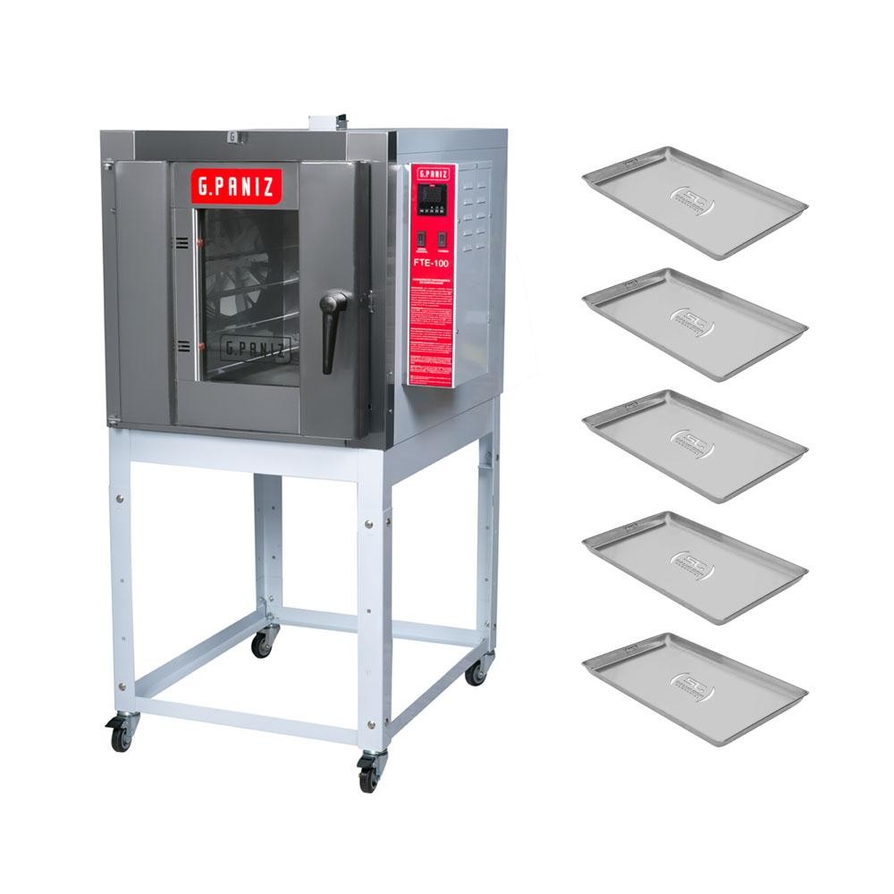 Forno Turbo Elétrico Profissional Padaria 5 Níveis 40x60 Fte