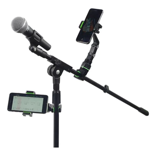 Suporte De Celular Clips para Pedestal Violão Partitura Microfone mesa retrovisor de carro