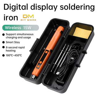 DIYMORE USB Temperatura Inteligente Ferro De Solda Ajustável Tipo C interface Sem Fio Pequeno mini