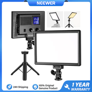 Painel De Luz LED NEEWER De 9 " Com Bateria De 4000mAh , Mini Tripé E Adaptador De Sapata Fria