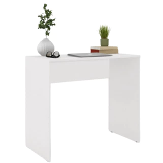 Escrivaninha Pequena Sem Gaveta 70cm X 40cm Escritório Branco