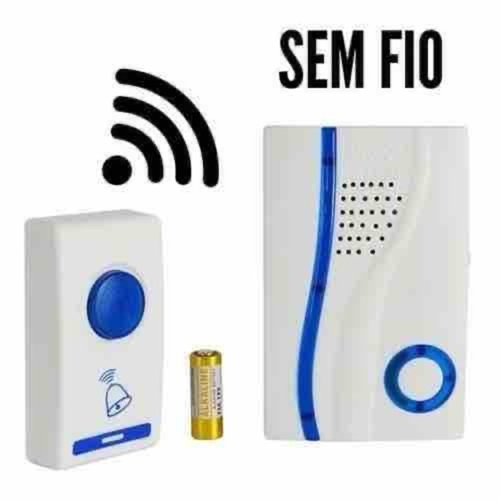 Anúncio publicitário residencial sem fio impermeável da campainha 100m da longa distância