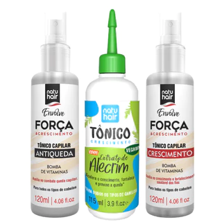 Kit Tônico Crescimento Poderoso Natuhair 120ml