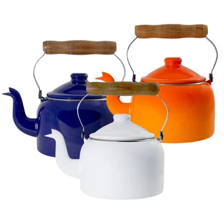 Chaleira Esmaltada Ágata 1,8L Tradicional Indução Ewel Original