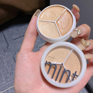 Corretivo De Três Cores Para Cobrir Pontos , Marcas De Acne E Círculos Escuros SWEET MINT Multi-Color Foundation
