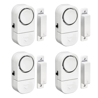 Kit 05 Alarme Sonoro Invasão Residencial Porta Janela Portão