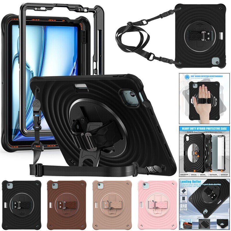 Scrivi In Piedi Custodia Antiurto Per IPad 7a/8a/9a Generazione Con Maniglia E Supporto - Ideale Per Bambini Custodia Heavy Duty Ipad - Foto 3