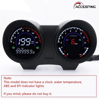 [Sem Temperatura Da Água] Atualização LED Digital Dashboard Motocicleta RPM Medidor De Velocidade Para O Brasil TITAN 150 Honda CG150 Fan150