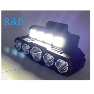 Lanterna de Cabeça Holofote De Cabeça 9 LED Super Brilhante 6645