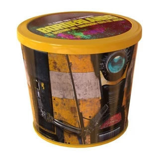 Balde Borderlands Cinemark Pote de Pipocas com tampa de 4 litros artigo Colecionável do Novo Filme