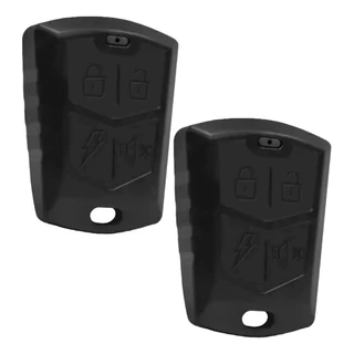 Kit Com 2 Capas Controle 4 Botões Alarmes Automotivo