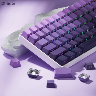 [Dhiint] 136 Chave PBT Double Shot Side Print Shine Th Backlit OEM Profile Keycaps Para Teclado Mecânico MX Em