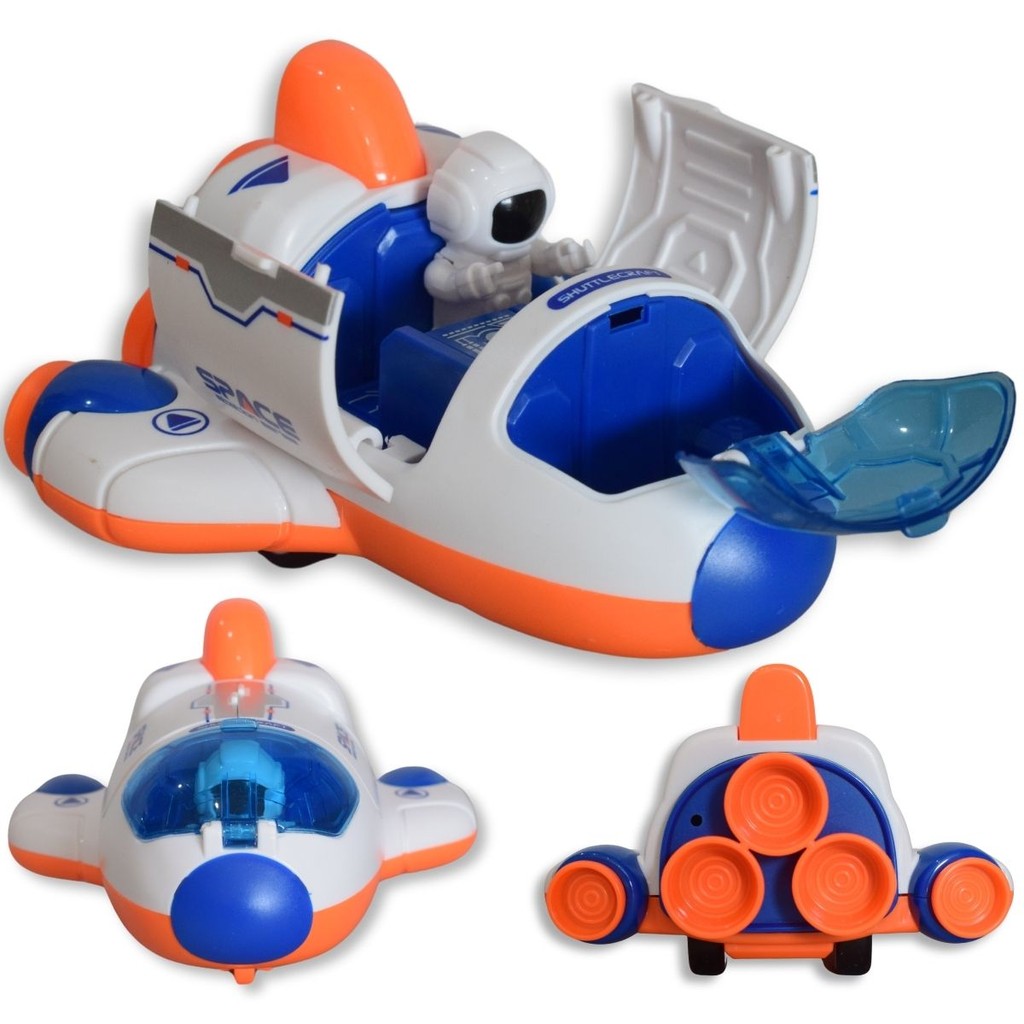 Brinquedo Infantil Carrinho Nave Espacial Com Astronauta | Shopee Brasil