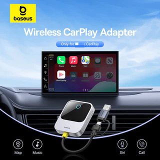 Adaptador Carplay Sem Fio Baseus Smart Box Dongles Com Para Bluetooth 5.0 WiFi Auto Car