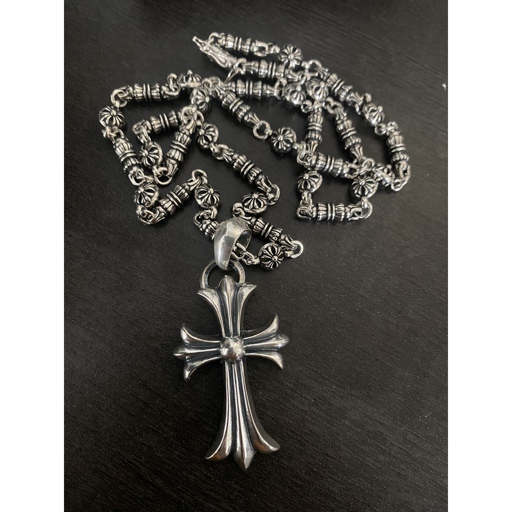 Chrome Hearts Colar/925 Prata Novo Estilo Homem Colar Chrome Hearts Colar/925 Prata Novo Estilo Homem Colar