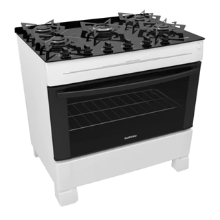 Fogão 5 Bocas à Gás Itatiaia Electra Glass Mesa de Vidro e Acendimento Automático em Oferta na Shopee