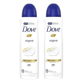 Kit 2 Unidades Desodorante Aerossol Dove Original Tradicional 150ml