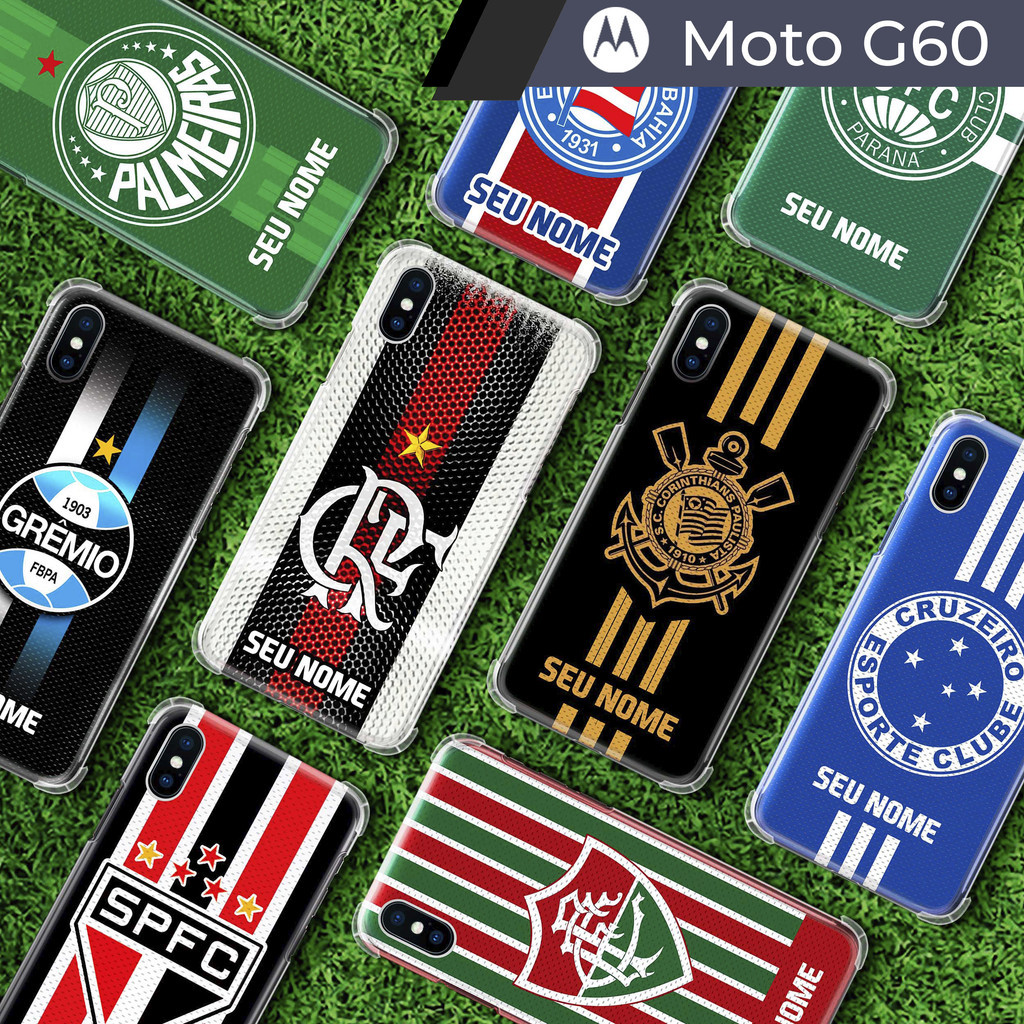 Capa Capinha - Motorola Moto G60 - Futebol Brasileiro Personalizada