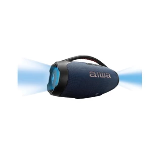 Caixa Boombox Plus AIWA BBS-01-LBL 200W BT 30H IP66 USB RGB em Oferta na Shopee