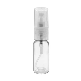 Kit 100 Frascos de vidro 5ml válvula spray transparente para amostra de perfumes
