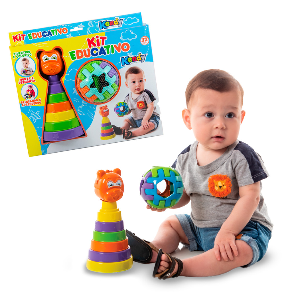 Presente para Bebê 1 Ano Menino e Menina Brinquedos Educativos Infantil ...