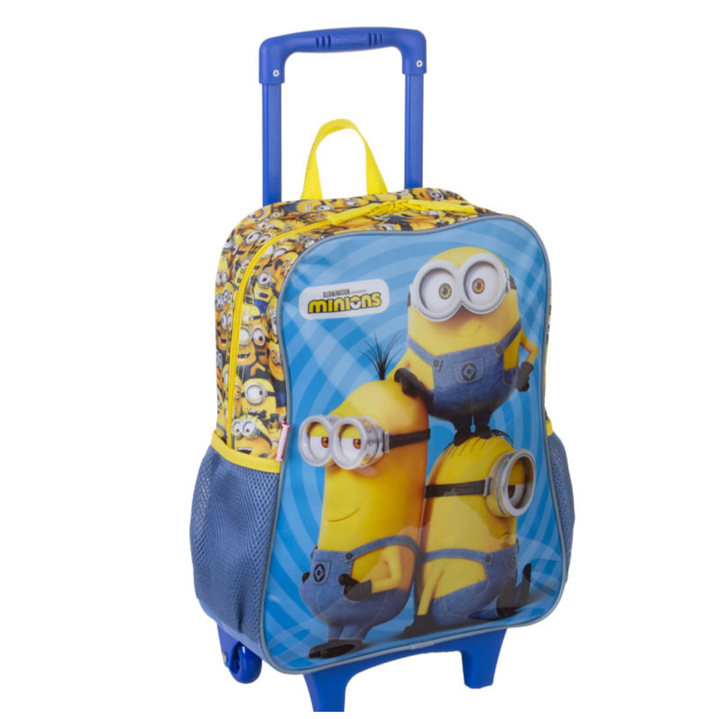Mochila de Rodinha Grande Minions M Colorido - Sestini | Shopee Brasil