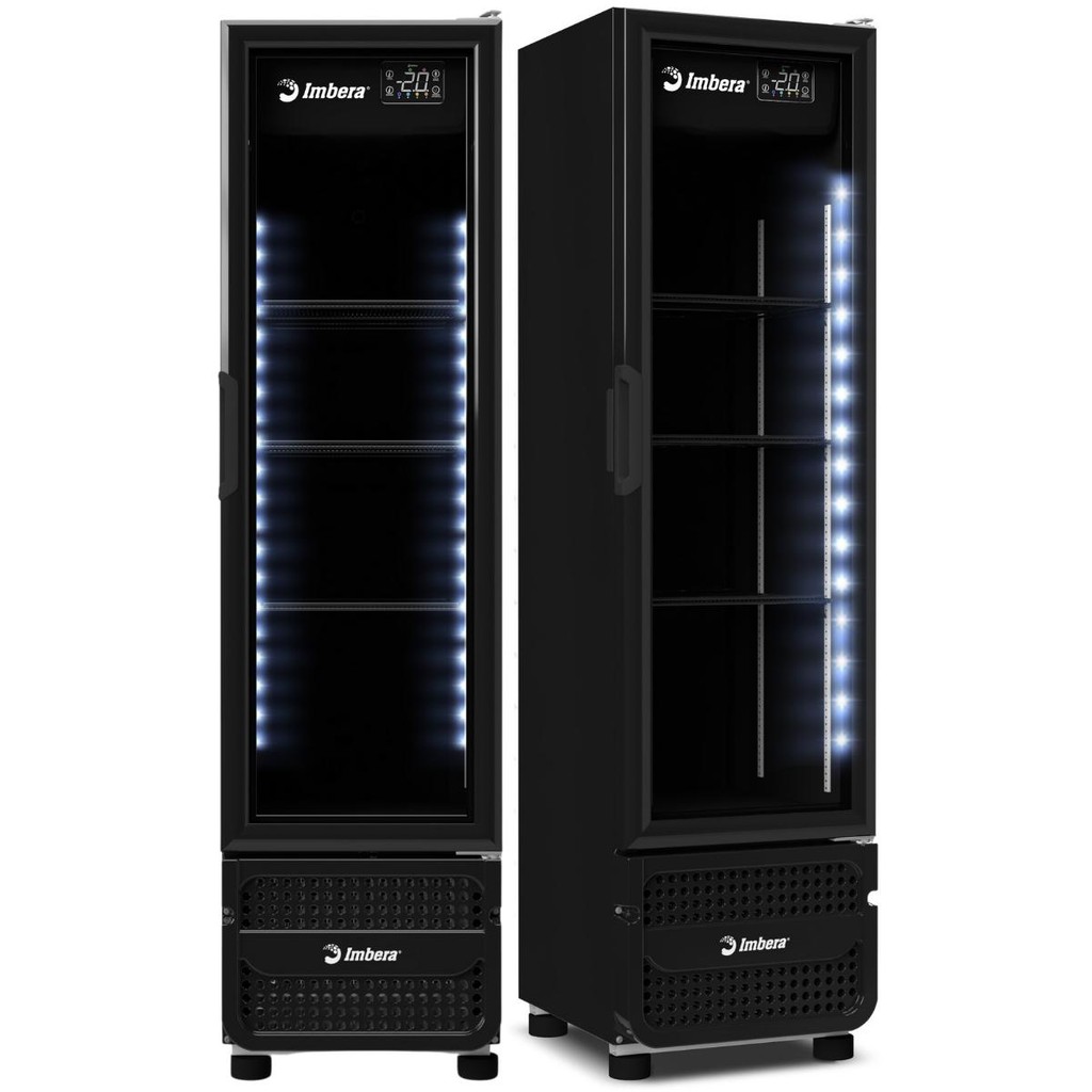 Cervejeira Full Black LED 229 Litros Porta De Vidro CCV144 Frost