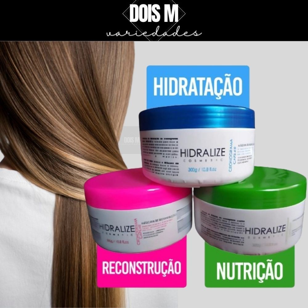 Cronograma Capilar Tratamento Hidratação Nutrição e Reconstrução ...