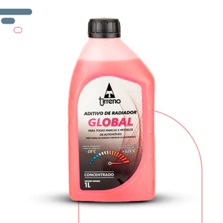 ADITIVO CONCENTRADO ORGANICO GLOBAL OT-C 100R TIRRENO 1LT (ROSA)