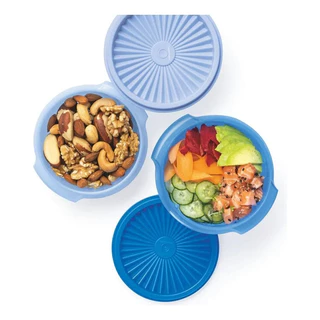 Conjunto De Tigelas Sensação Azul Tupperware 2 Peças