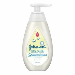 Sabonete Líquido Infantil Johnson’s Recém-Nascido com 200ml em Oferta na Shopee