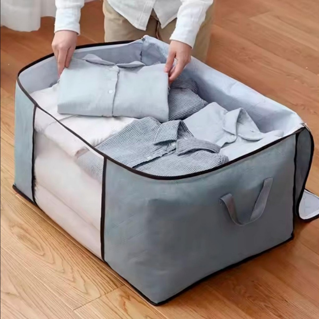 Saco Organizador Para Cobertor Caixa Organizadora Guarda Roupa Casaco ...