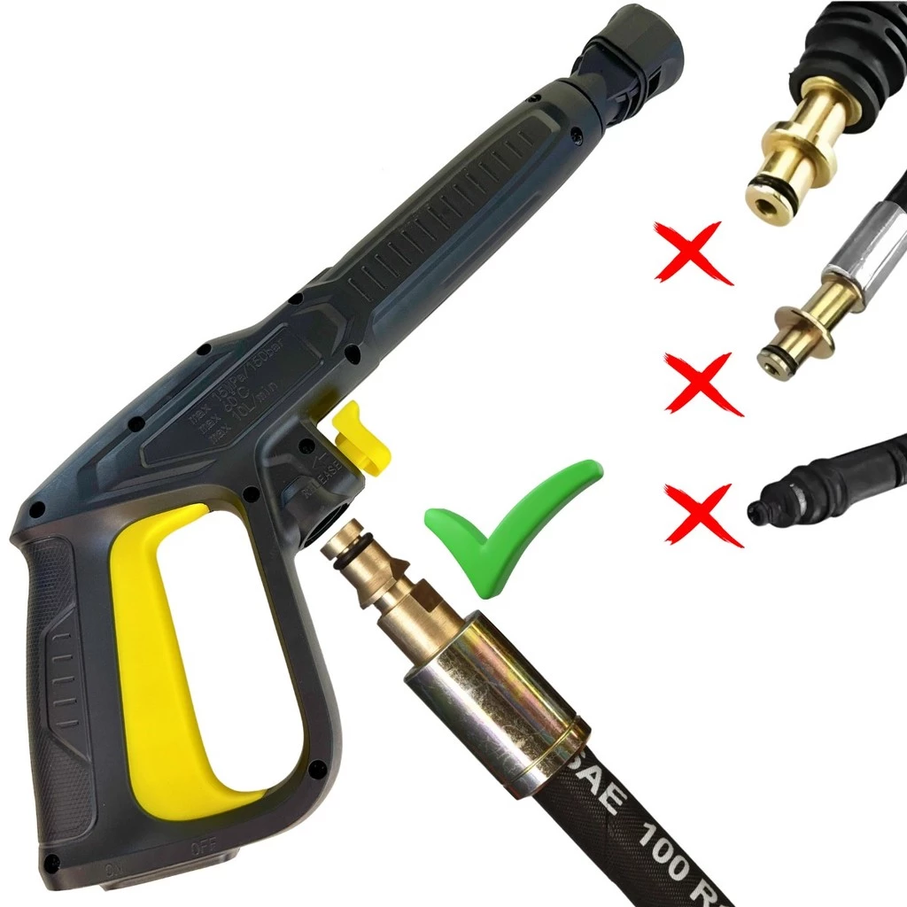Pistola Gatilho Lança Tubeira Mangueira 5m Karcher K4 K5 K330 K398 Lavadora Alta Pressão