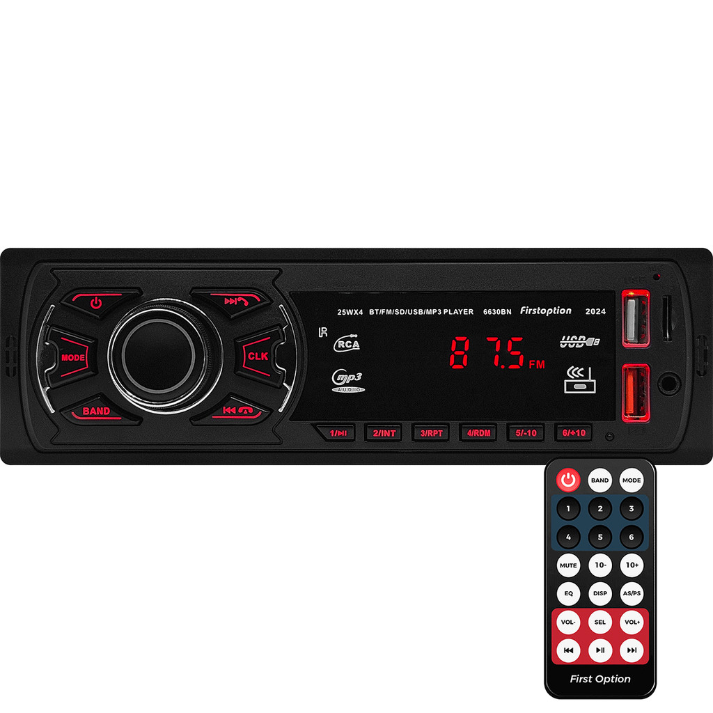 Mp3 Player First Option 6660bn 2usb 2024 | Shopee Brasil
