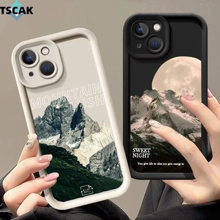 Compatível Com O Invólucro Para Samsung A03 A03S A04S A04S A04E A05S A05S A12 A13 A14 Padrão Paisagístico Nevado Capa De Silicone Macia À Prova De Choque Telefone