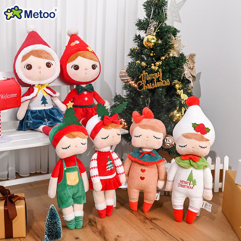 Bonecas Metoo Natal originais, boneca bruxa e boneca abóbora, visual icônico, usando acessórios de moda e fantasias de Halloween, presentes para fãs de Halloween, ótimos